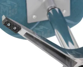 Кресло дизайнерское DOBRIN SWAN (синяя ткань IF6)