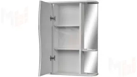 Зеркало-шкаф Волна-2 55 см левый