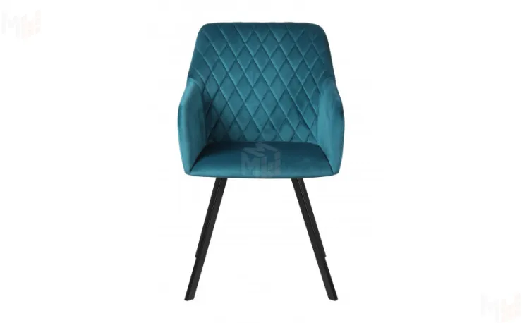 Кресло поворотное Барли Confetti izumrud/черный