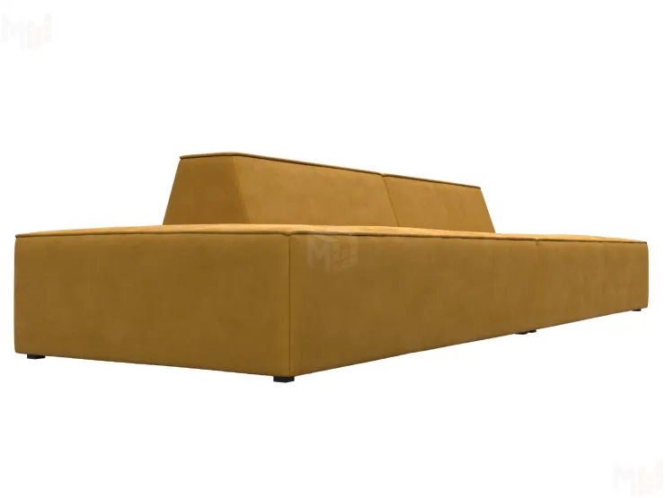 Диван прямой модульный Монс лофт ( BRUT 10 желтый )