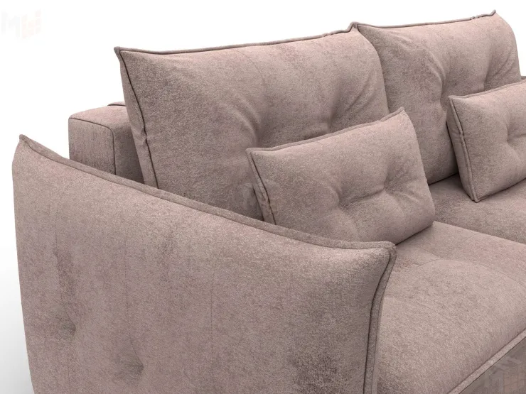 Диван прямой Лига-100 НПБ ( TOWER 05 бежевый )