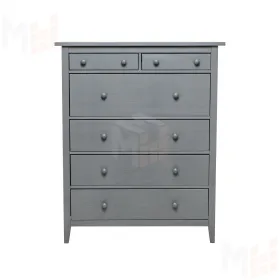Leset Комод "Мира-6" (Комод 06) (Серый)