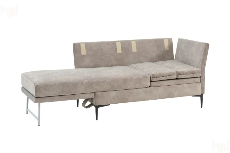 Кушетка «Шарли Плюс» на пружинном блоке Невада Кокао (бежевый)