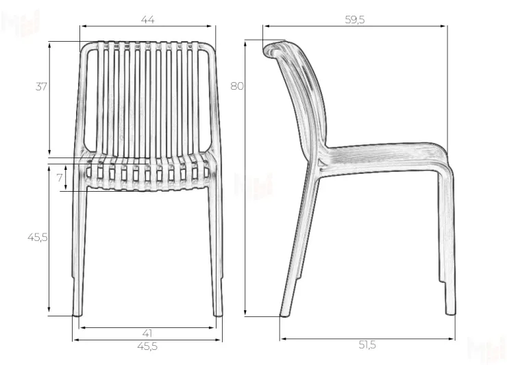 Стул обеденный DOBRIN WALTER (темно-зеленый)