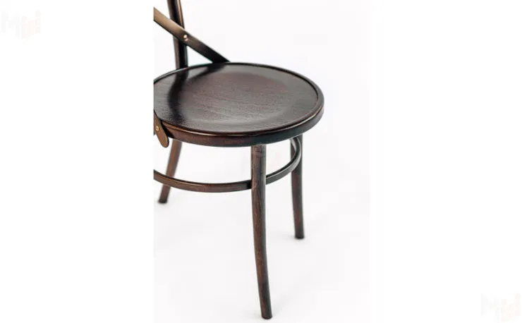 Стул деревянный венский Виен темный орех