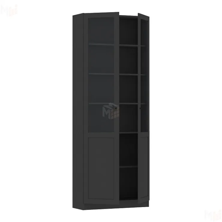 Шкаф для книг Харрис 32 Антрацит