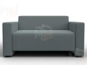 Диван прямой Лига-093 ( Амур 07 серый )