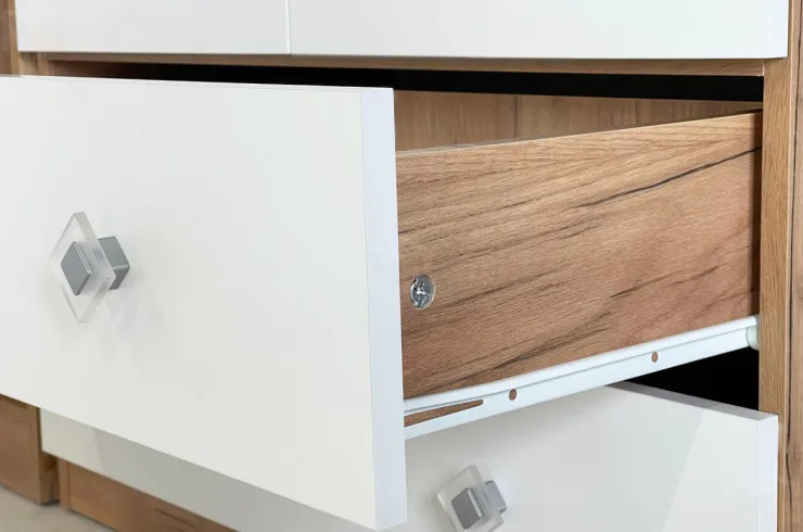 Стол Форсаж дуб крафт золотой/белый