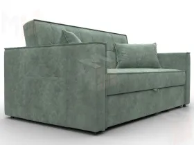 Диван прямой Лига-104 (140) ( BRUT 08 зеленый )
