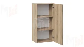 Шкаф навесной Глосс - ТД 319.03.27 Яблоня Беллуно, Стекло Графит матовый