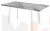 Стол раскладной Лаки Лофт 120 Бетон/Белый