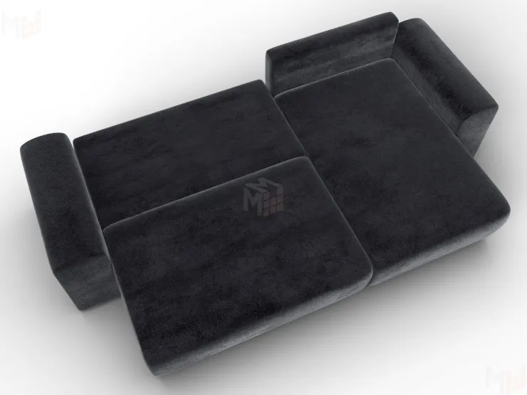 Диван угловой Лига-099 угол универсальный ( TOWER 11 темно-серый )