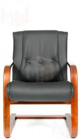 Кресло посетителя CHAIRMAN 653V Натуральная кожа