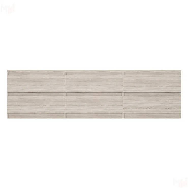 Тумба ТВ Кастор 6 ящиков (сонома)