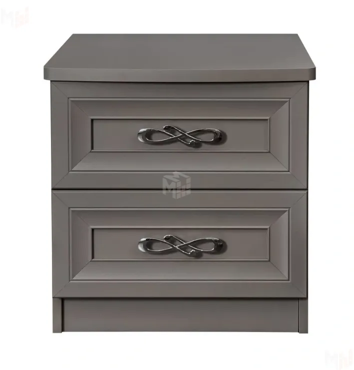 Тумба прикроватная Мишель Лайт серый камень