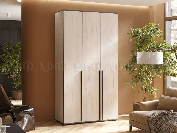 Шкаф Норд 3-х створчатый (дуб крафт белый)