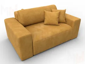 Кресло Лига-036 НПБ ( BRUT 10 желтый )