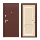 Входная металлическая дверь Тайга-7 Антик Медный/Бежевый клен