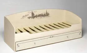 Кровать с выдвижным ящиком Фанки Тревел ФТР-01