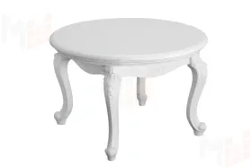 Столик круглый Мишель белый матовый