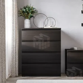 2.05.02.070.5 МАЛЬТА комод 4 ящика 80х99 Дуб Венге RU