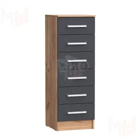 Комод Мартина 400 (крафт золотой/графит)