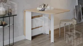 Стол-книжка Т1 Белый, Дуб Крафт золотой