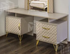 Туалетный столик Lara бежевый глянец