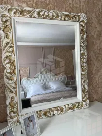 Зеркало Натали белый глянец (спальня)