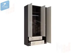 Шкаф Комфорт-10 венге/дуб молочный