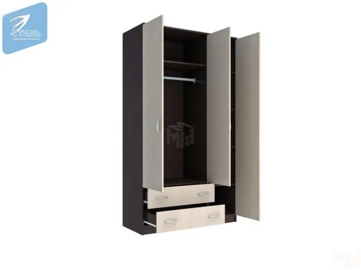 Шкаф Комфорт-10 венге/дуб молочный