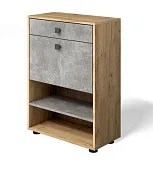 Обувница Мини-Лайт МЛ-4 Дуб крафт золотой/ателье светлое