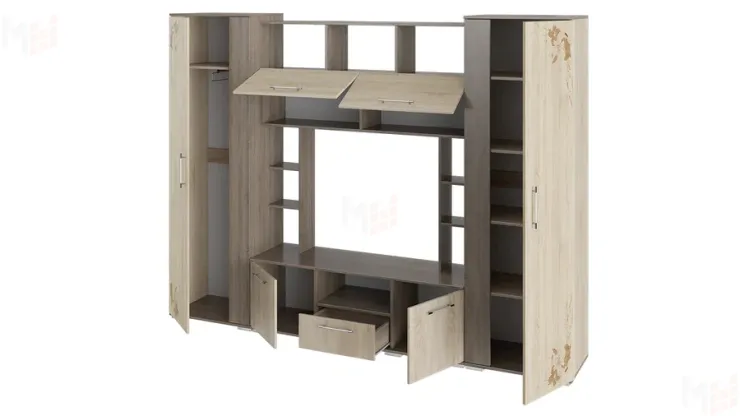 Стенка для гостиной Белла исп. 2 Дуб Сонома трюфель, Дуб Сонома