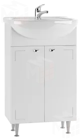 Тумба под умывальник Домино "Уют 50 Классик" без ящика Айсберг