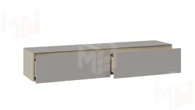 Тумба ТВ Глосс - ТД 319.03.11  Баттл Рок, Стекло Светлый Stone(St)