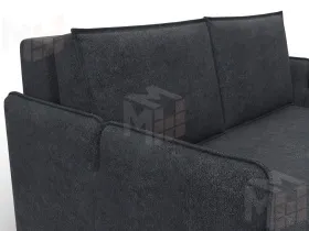 Диван прямой Лига-117 ( LAIM 26 темно-серый )