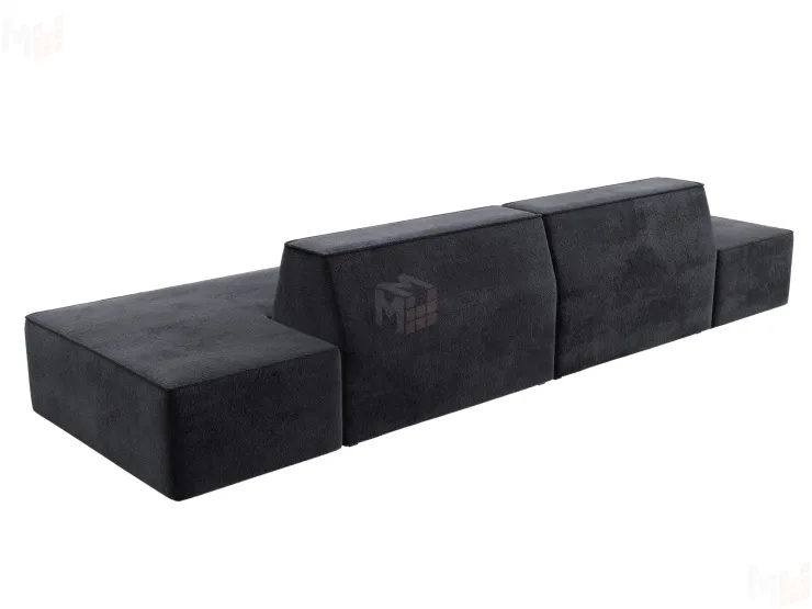 Диван прямой модульный Монс лофт ( TOWER 11 темно-серый )