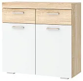 Тумба  СОНАТА ТС-900  Сонома-Белый глянец