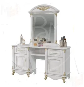 Стол туалетный с зеркалом Да Винчи СД-04+СД-06