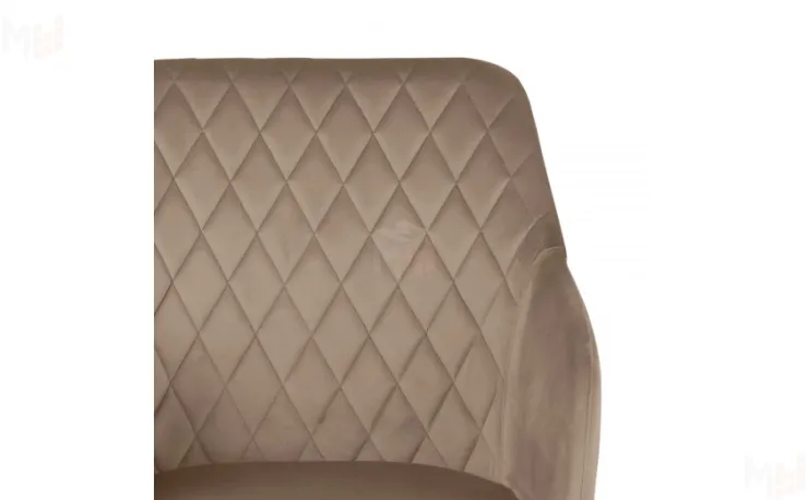 Кресло поворотное Барли Confetti latte/белый