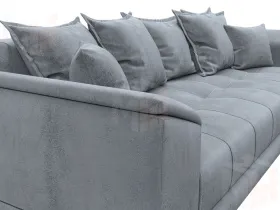 Диван прямой НордСтар НПБ ( TOWER 10 серый )