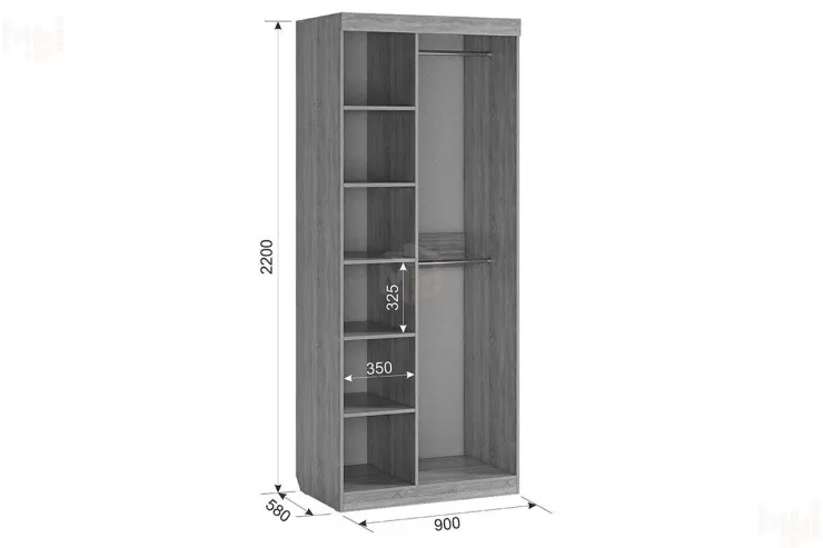 Шкаф двухстворчатый Энерджи