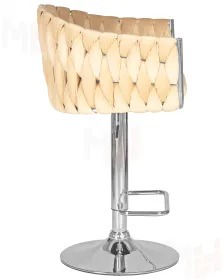 Стул барный DOBRIN MARCEL (бежевый велюр (MJ9-10))