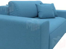 Кресло Лига-036 НПБ ( Амур голубой )