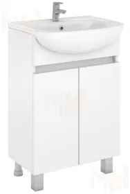 Тумба под умывальник "Арго 50 Норма" без ящика Айсберг