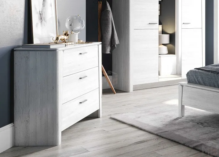 Комод с тремя ящиками Мальта (дуб винтерберг)