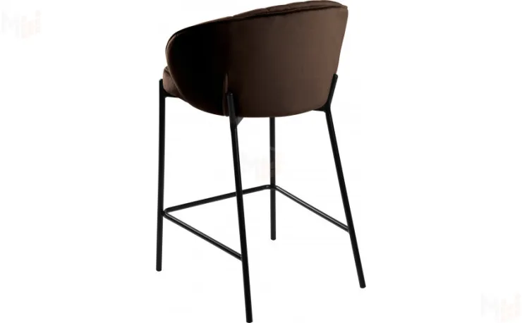 Полубарный стул Миэль coffee/черный