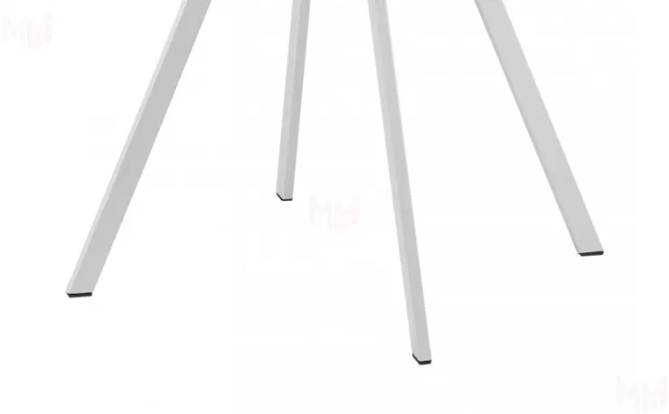 Стул поворотный Эйден М Confetti latte/белый