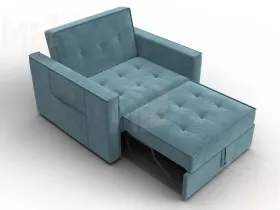 Кресло-кровать Лига-104 (80) ( SEVEN 113 бирюзовый )