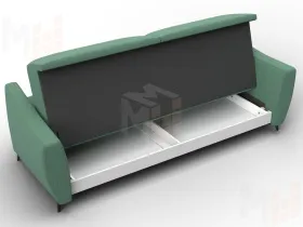 Диван-книжка Лига-095 НПБ ( Амур 11 зеленый )